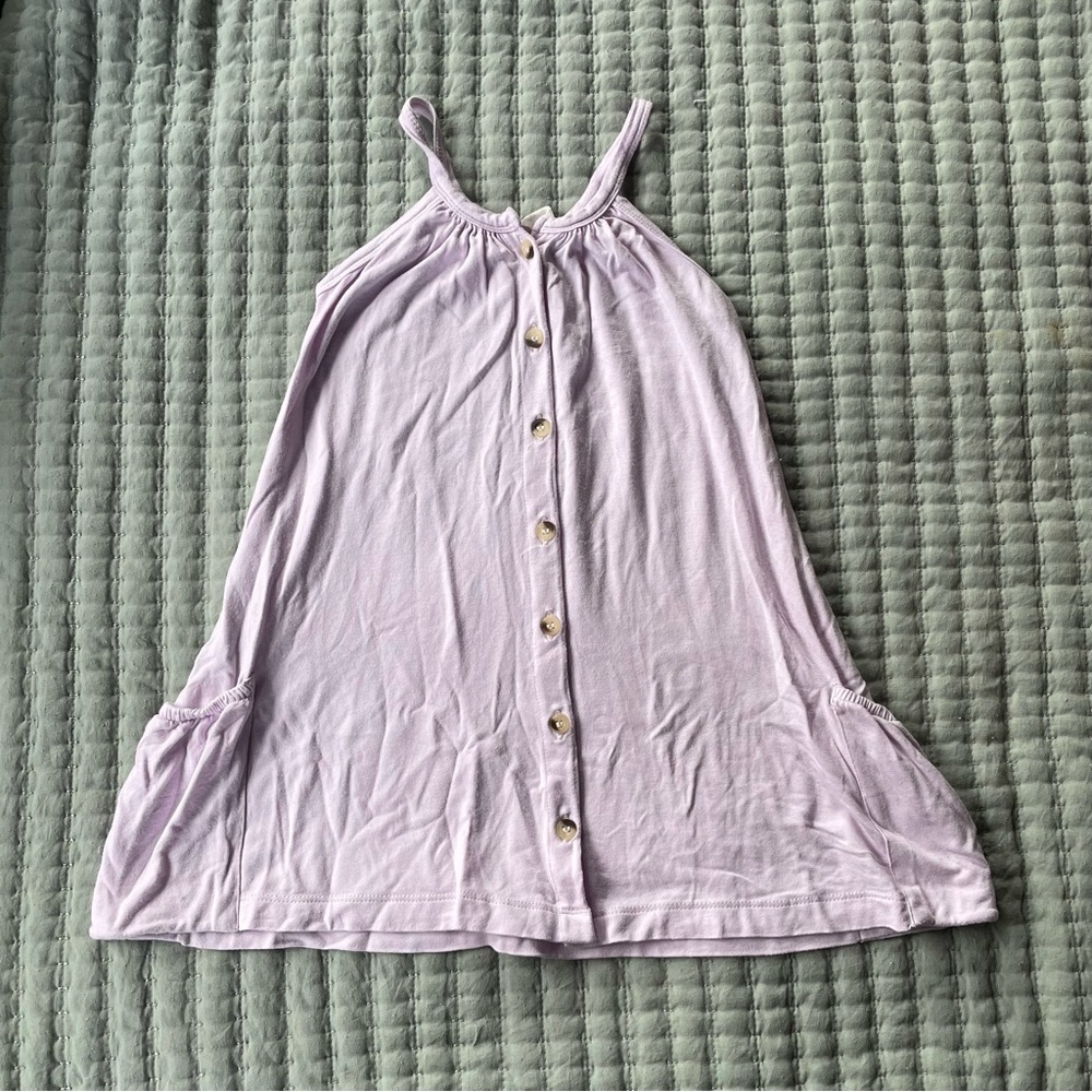 Kate Quinn bamboo light purple pocket tank dress